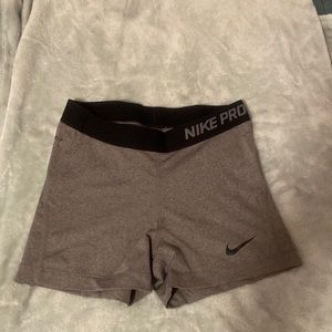 Nike pro spandex shorts